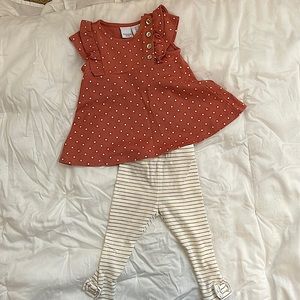 Two piece baby girl set